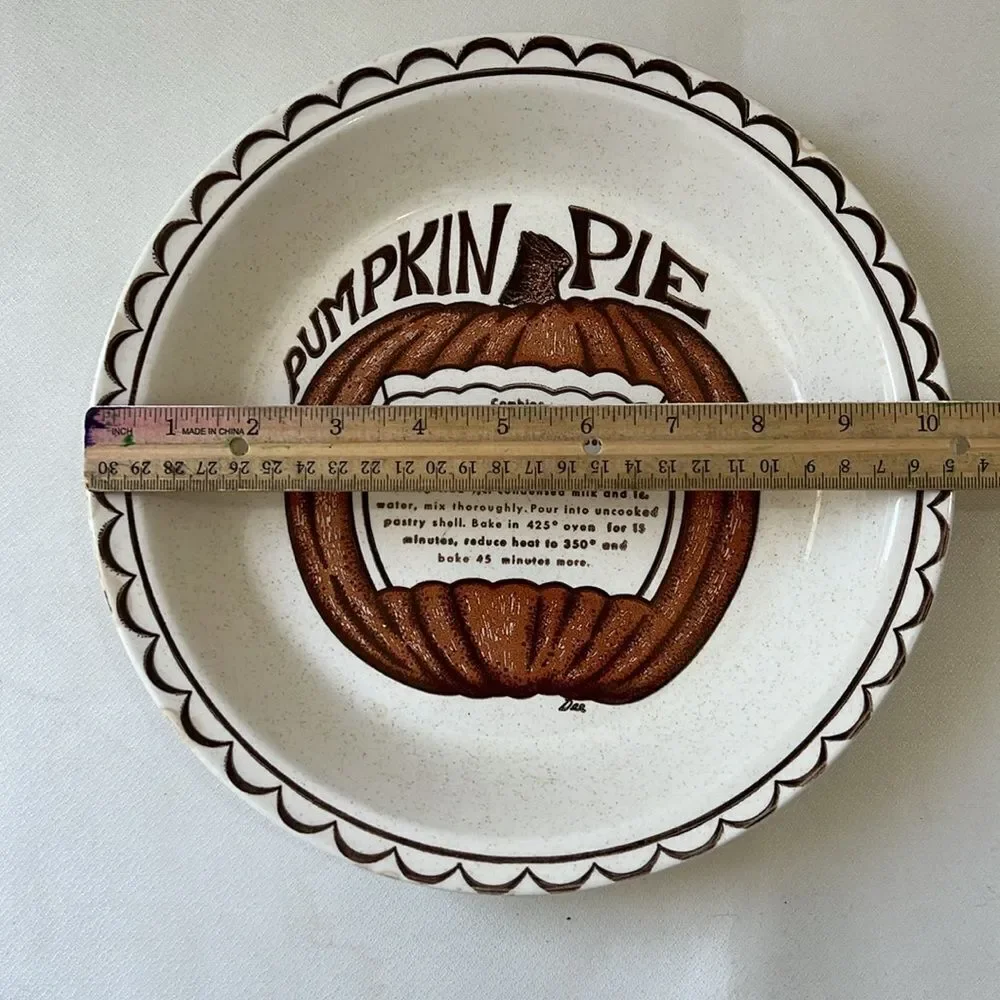 Pumpkin Pie Harvest Recipe Pie Plate Blend Stir Bake White Holiday Christmas